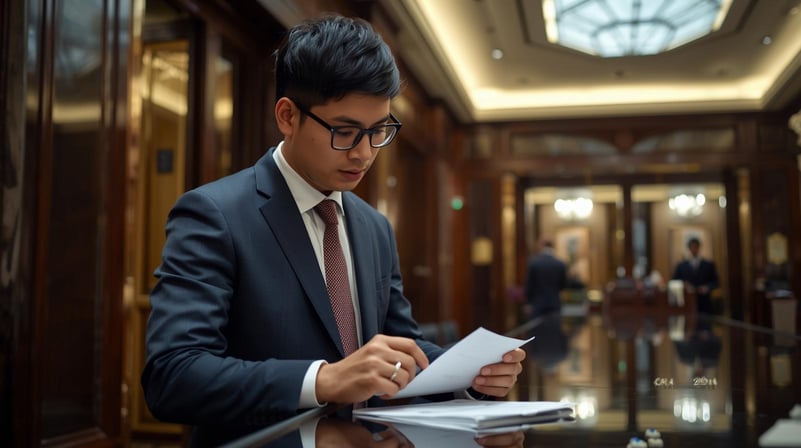 a foreign professional in a UK bank