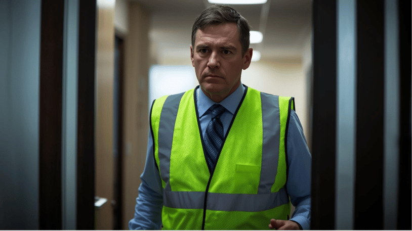 A person in a reflective vest

AI-generated content may be incorrect.